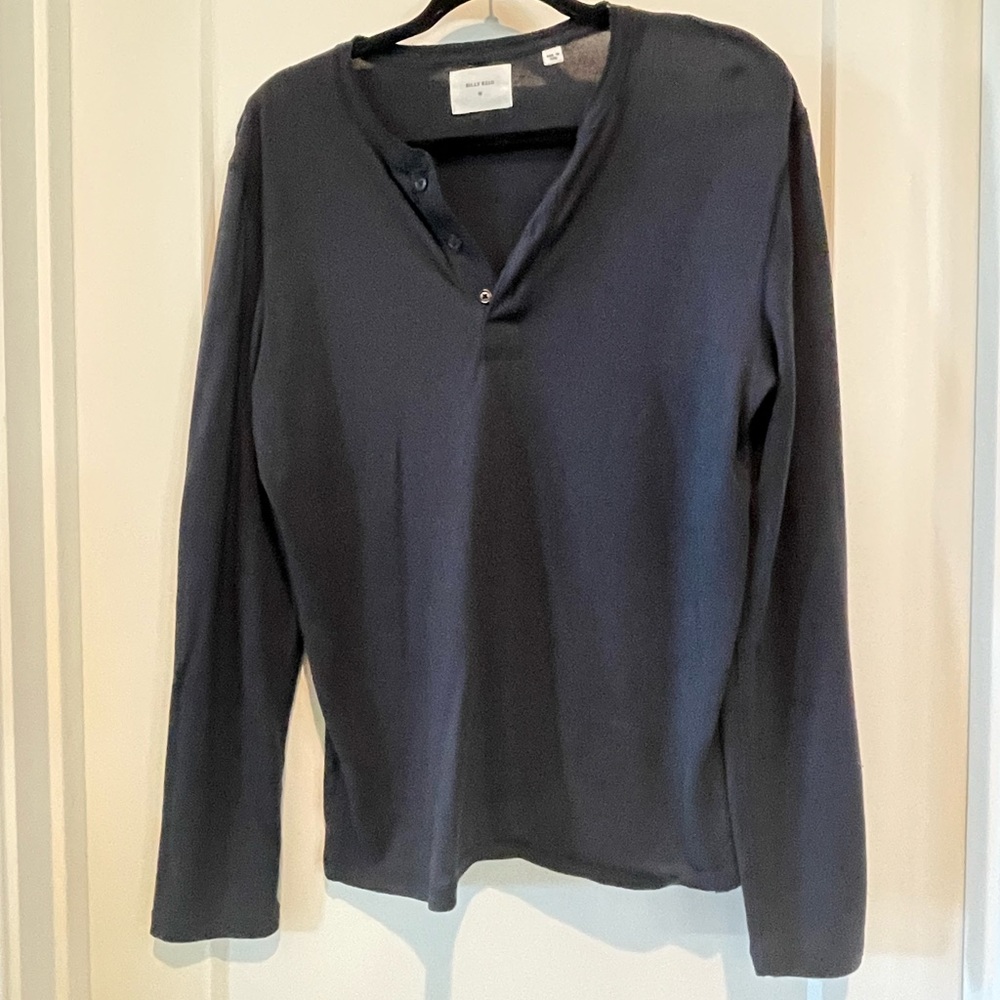 Black Billy Reid long sleeve T